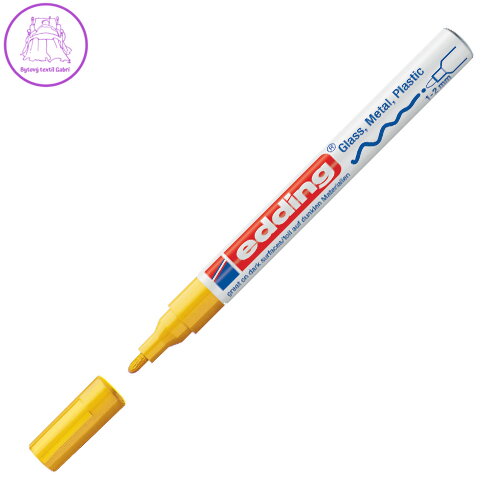 Lakový popisovač Edding 751 žlutý Lakový popisovač Edding 751 žlutý