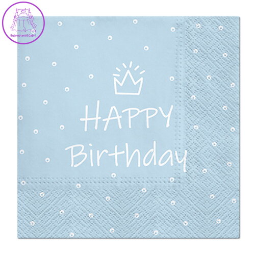 Obrúsky PAW L 33x33cm Special Day (light blue) Obrúsky PAW L 33x33cm Special Day (light blue)