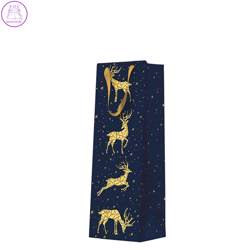 Dárková taška na láhev - PREMIUM Gold
Deer 12x10x37 cm