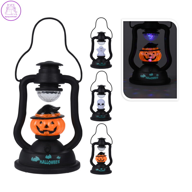 Lucerna na Halloween párty 20 cm, se zvukem (mix 3 designů)