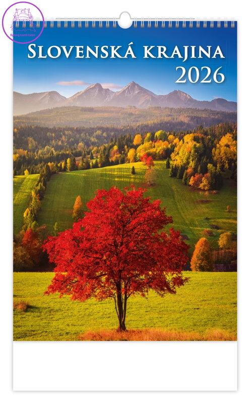 Nástěnný kalendář 2026 Slovenská krajina
