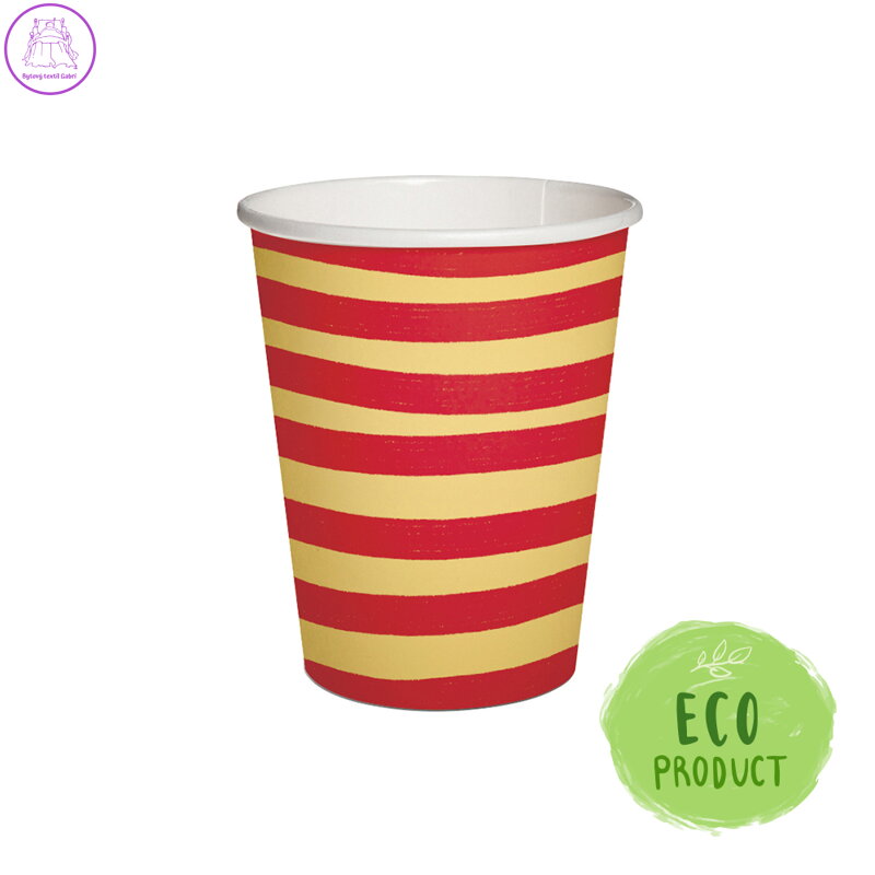 Papírový pohár PAW Eco 250 ml Brush Strokes