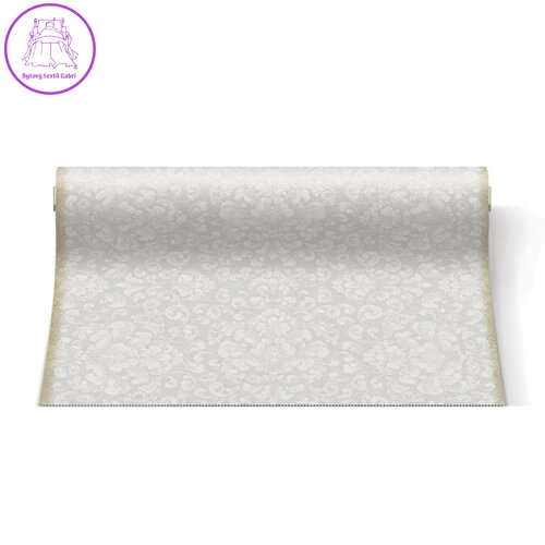 Středový pás AIRLAID 40cm x 24m Rococo White Středový pás AIRLAID 40cm x 24m Rococo White