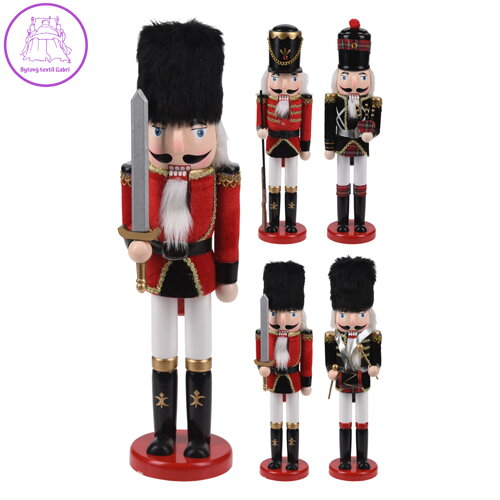 Figurka - Louskáček 38 cm, mix / 1ks Figurka - Louskáček 38 cm, mix / 1ks