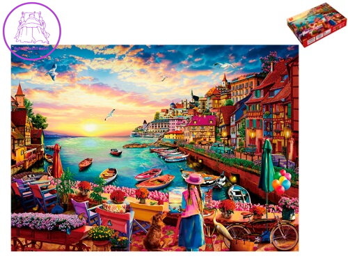 Puzzle Benátky 70x50cm 1000dílků v krabičce Puzzle Benátky 70x50cm 1000dílků v krabičce