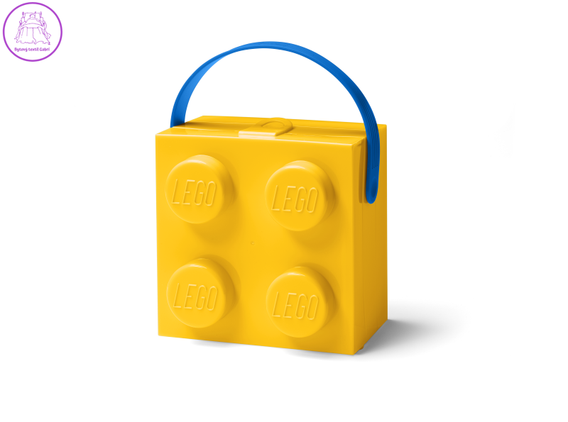 LEGO box s rukojetí - žlutá