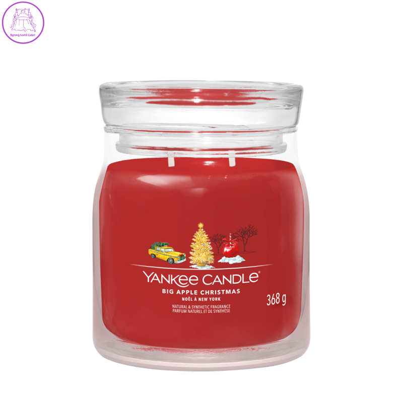 Svíčka Yankee Candle - BIG APPLE CHRISTMAS, střední