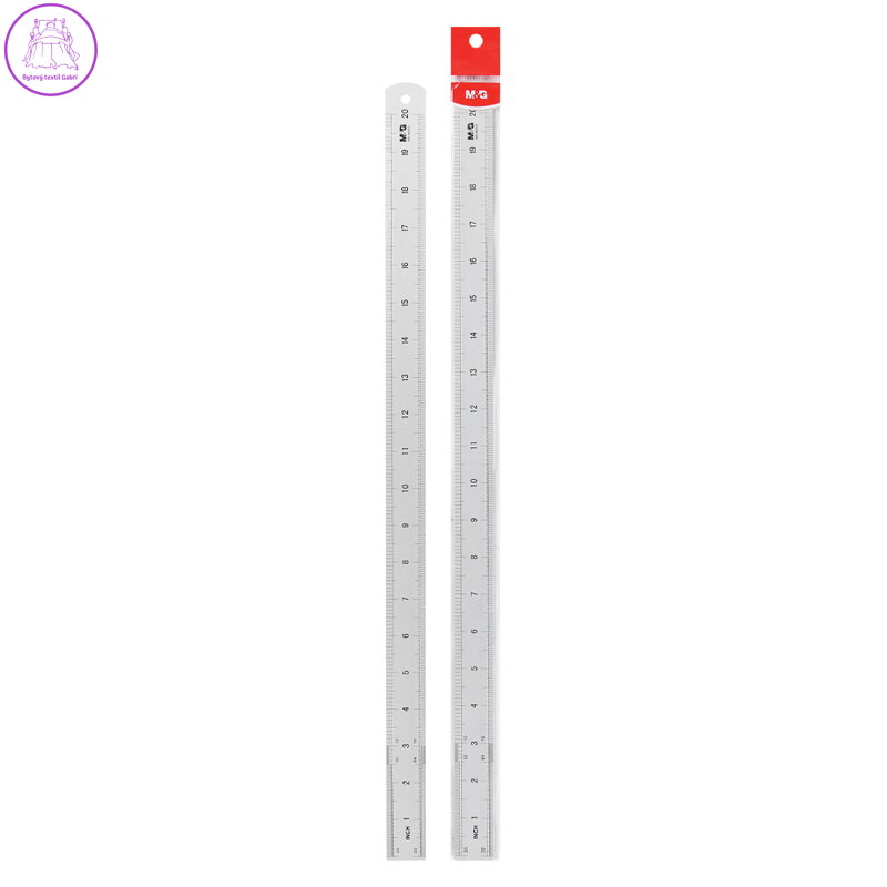 M&G pravítko 50 cm, dvojitá stupnice, hliník M&G pravítko 50 cm, dvojitá stupnice, hliník