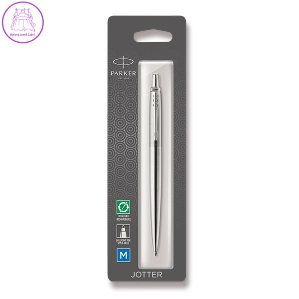 Pero kuličkové PARKER Jotter Stainless Steel CT - blistr Pero kuličkové PARKER Jotter Stainless Steel CT - blistr