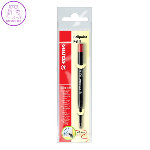 Náhradní náplň STABILO Ballpoint Refill - červená Náhradní náplň STABILO Ballpoint Refill - červená