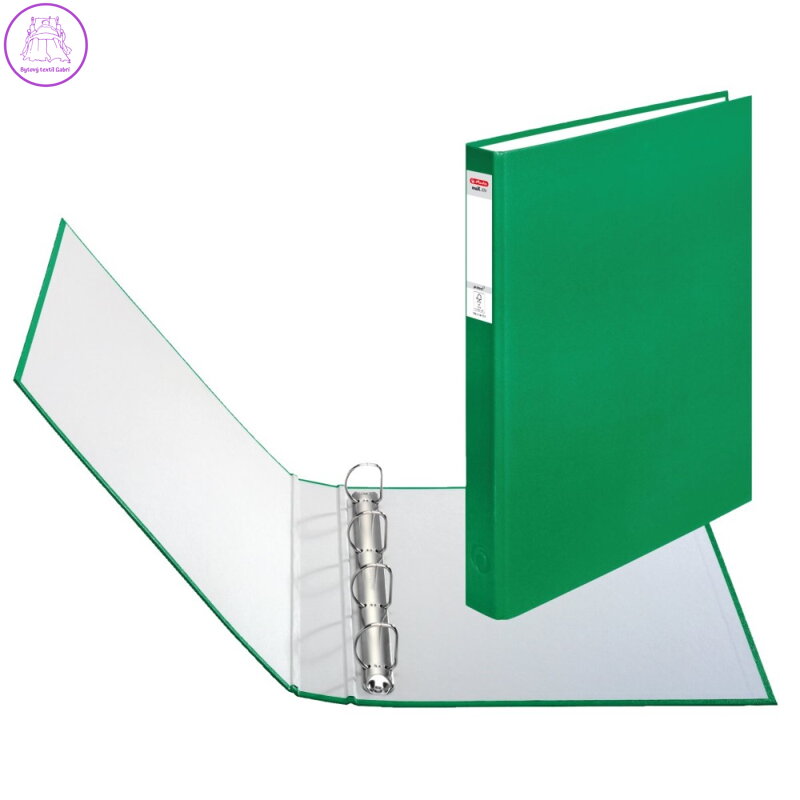 Pořadač kroužkový Herlitz A4 (4-kroužkový) 2,5 cm zelený Pořadač kroužkový Herlitz A4 (4-kroužkový) 2,5 cm zelený
