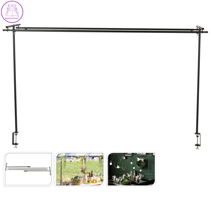 Stolní konzola se svorkami určená k výzdobě - černá barva