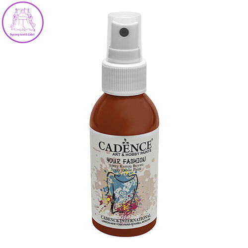 Textilná farba v spreji Cadence, červená, 100ml