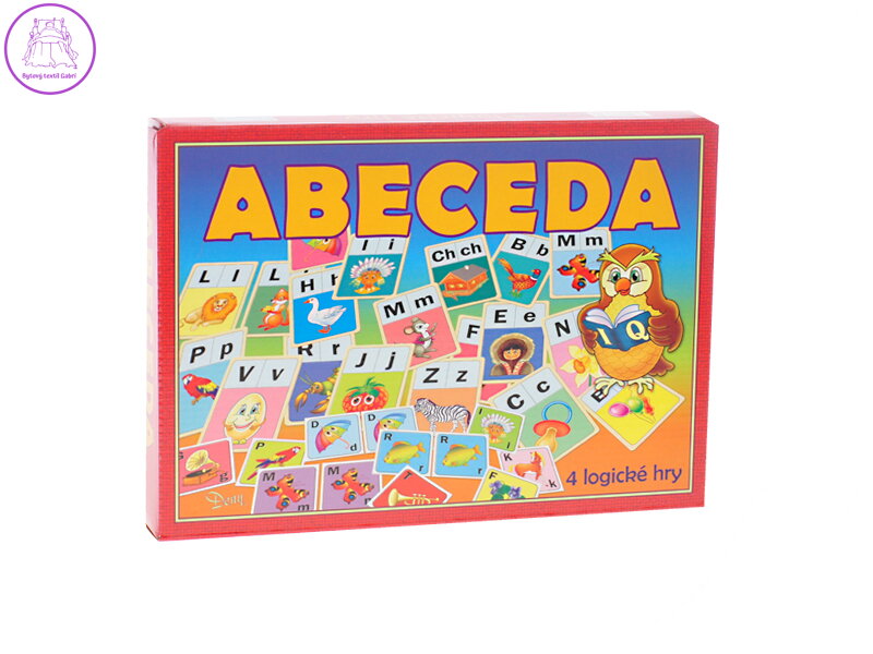 Společenská hra logická Abeceda v krabičce Společenská hra logická Abeceda v krabičce