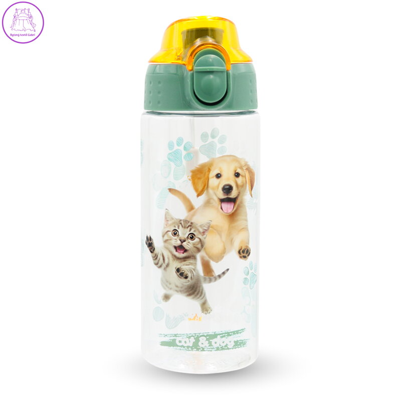 Láhev na pití JUNIOR S8 TRITAN 500 ml - Cat & Dog