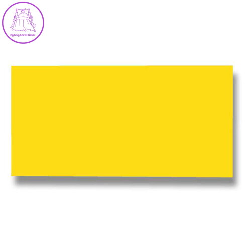 Listov.karta CF - 106x213 mm, žltá 210g (25 ks)