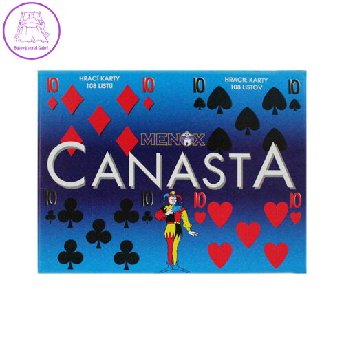 Karty hrací-Canasta Bonaparte papírová krabička Karty hrací-Canasta Bonaparte papírová krabička
