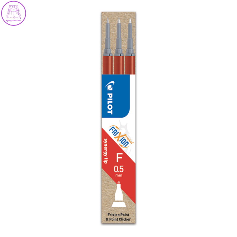 Náplň gumovací PILOT Frixion 0,5 mm/3 ks Micro hrot - červená Náplň gumovací PILOT Frixion 0,5 mm/3 ks Micro hrot - červená