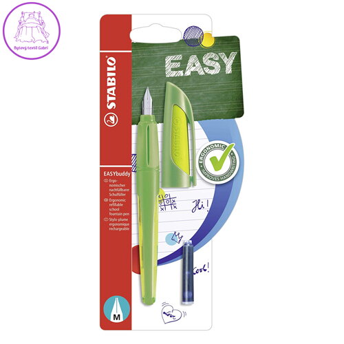 Pero bombičkové STABILO EASYbuddy - lime / green M, blistr Pero bombičkové STABILO EASYbuddy - lime / green M, blistr