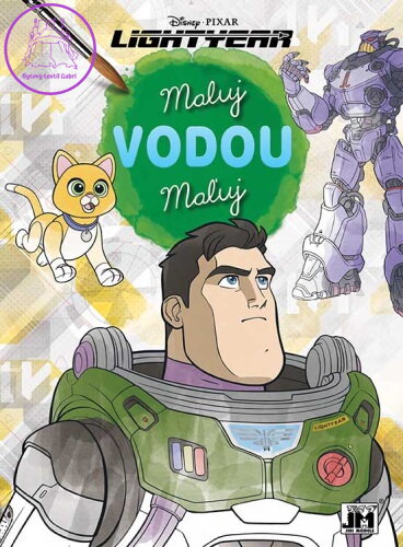 Omaľovánka vodová Buzz Lightyear