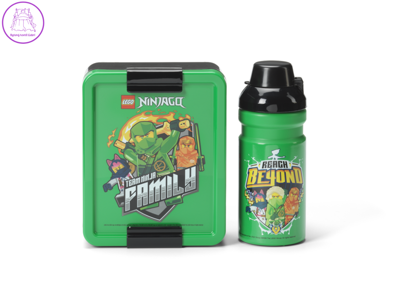 LEGO Ninjago svačinový set (láhev a box) - zelená