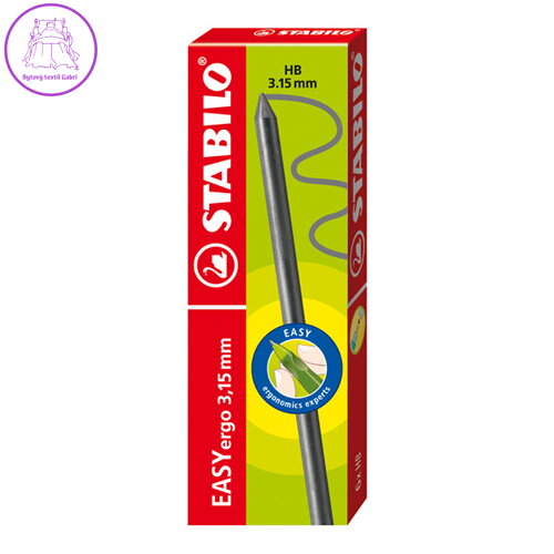 Grafitové tuhy STABILO EASYergo HB / 3,15 mm, 6 ks