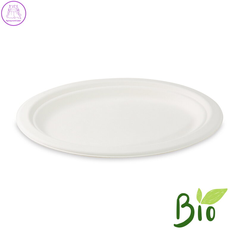 Talíř oválný BIO cukrová třtina 26x20 cm, 50 ks