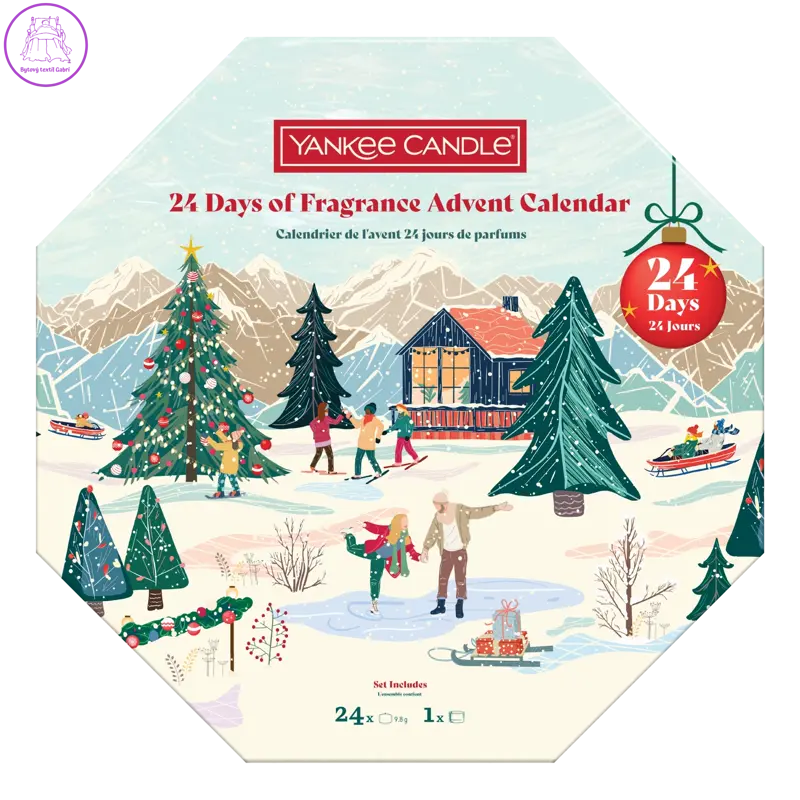 Vánoční set 25 Adventní kalendář - Věnec