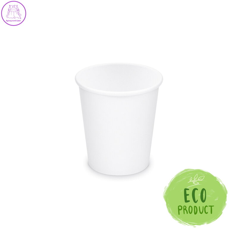 Papírový pohár bílý 200 ml, S (O 73 mm) [50 ks]