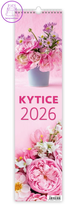 Nástěnný kalendář 2026 Kytice - kravata