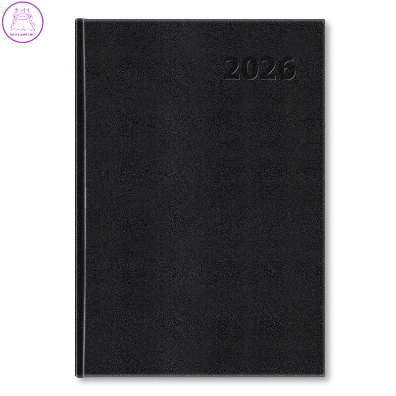 Diář 2025 týdenní B5 Manager - černý