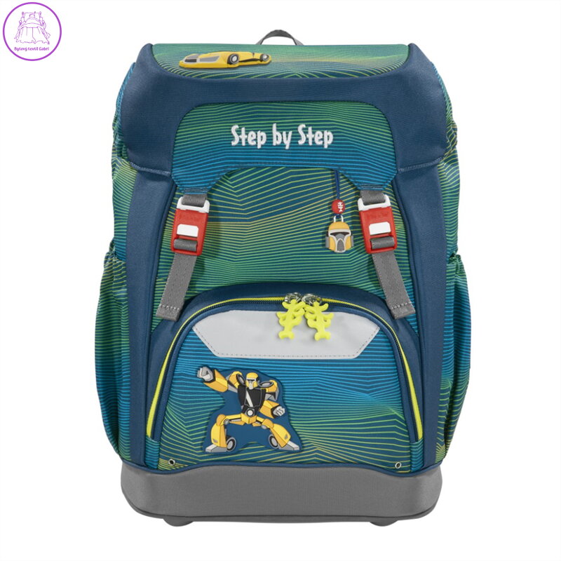 Školský ruksak Step by Step GRADE Autorobot + BONUS Dosky na zošity za 0,05 EUR