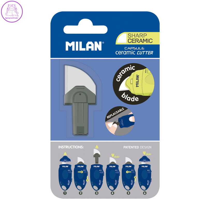 Náhradní čepel MILAN Capsule keramická pro ořezávací nůž Náhradní čepel MILAN Capsule keramická pro ořezávací nůž