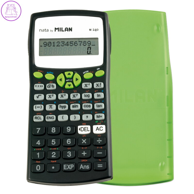 Kalkulačka MILAN vědecká 159110 Green, 240 funkcí