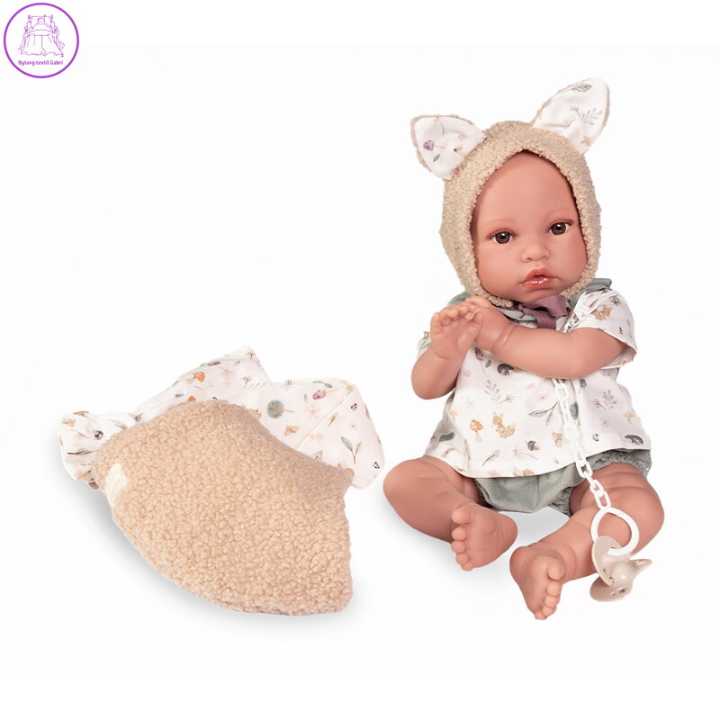 Panenka - novorozenec Erik s nosným pásem, 42 cm