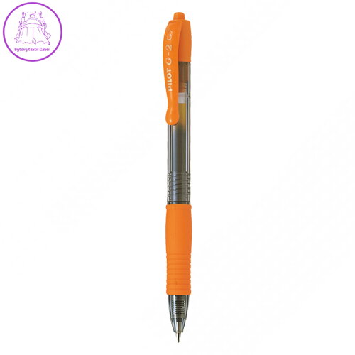 Roller gelový PILOT "G-2" oranžový 0,7 mm