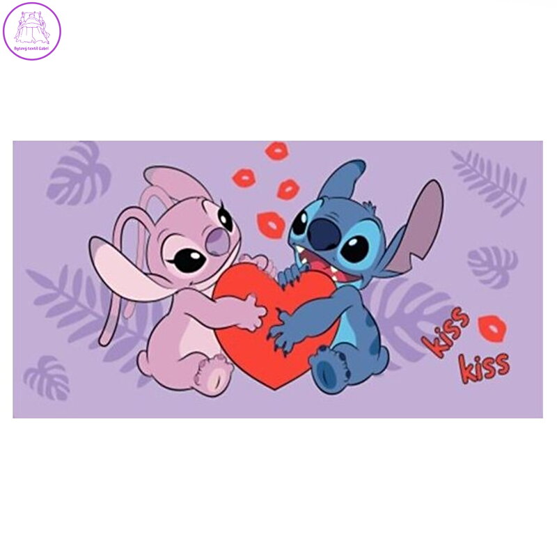 Jerry Fabrics Osuška Lilo a Stitch Kiss 70x140 cm