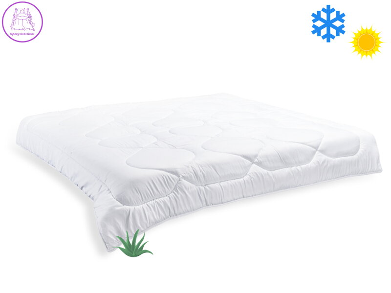 Francouzská přikrývka Aloe Vera celoroční 200x200cm 1200g