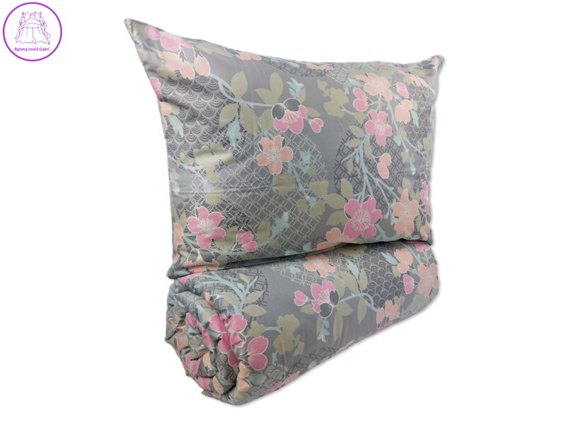 Povlečení Satén 140x200, 70x90cm Sarah pink