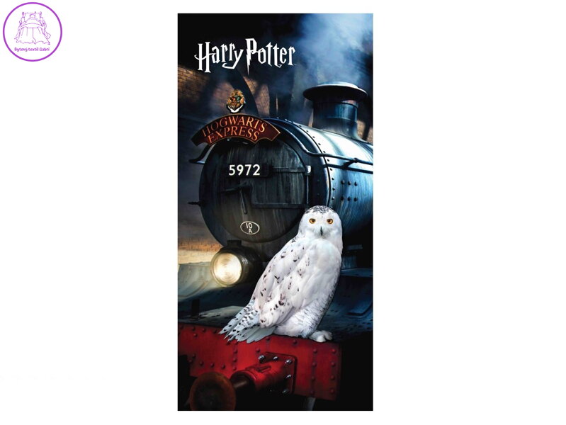 Jerry Fabrics Osuška Harry Potter Hedwig 70x140 cm