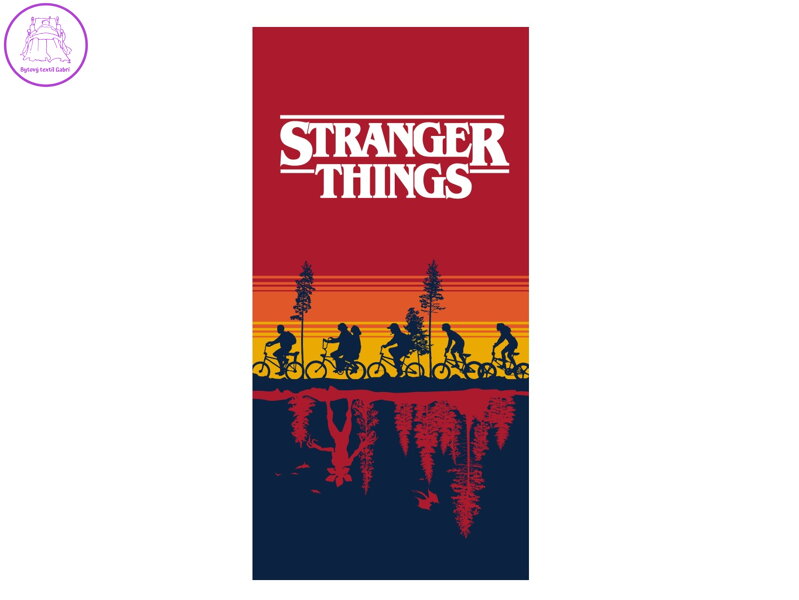 Osuška Stranger Things 70x140 cm