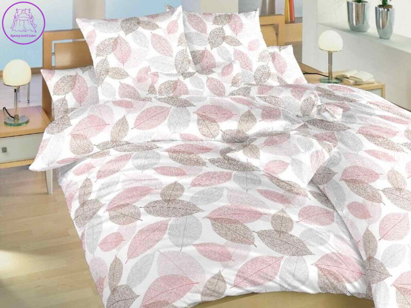 Dadka Povlečení bavlna Podzim hnědý 140x200, 70x90 cm