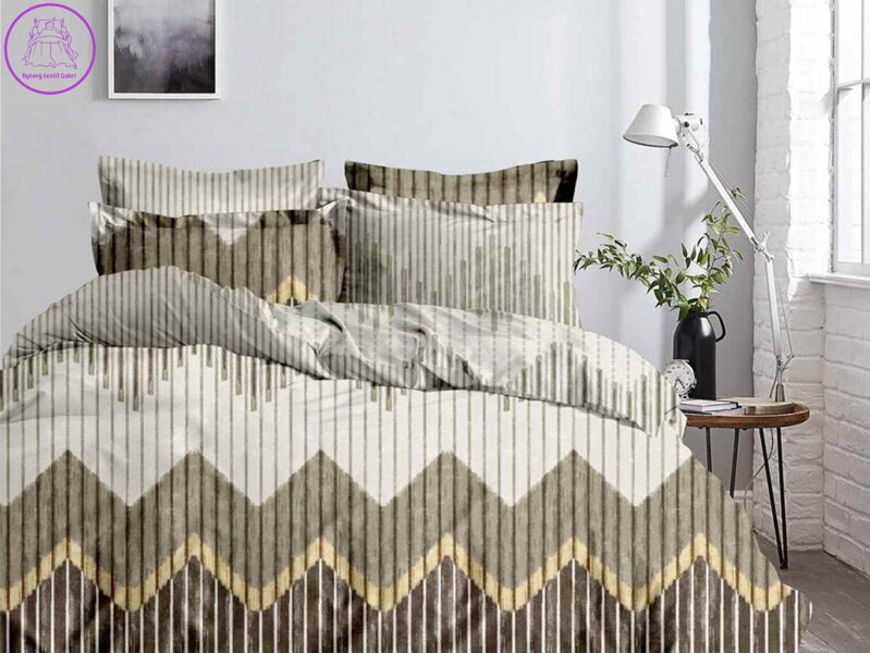 Svitap Povlečení mikroflanel Latté 140x200, 70x90 cm