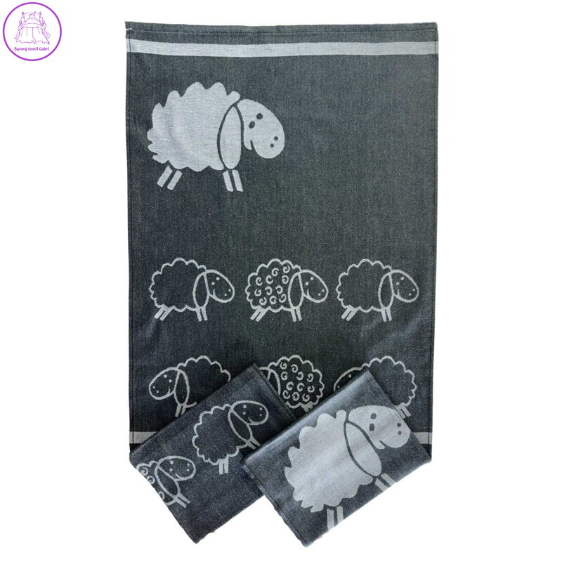 Svitap Utěrka Extra savá 50x70 cm Ovce 2 černá 3 ks