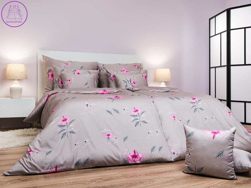 Dadka Povlečení satén Ibišek opál 140x200, 70x90 cm