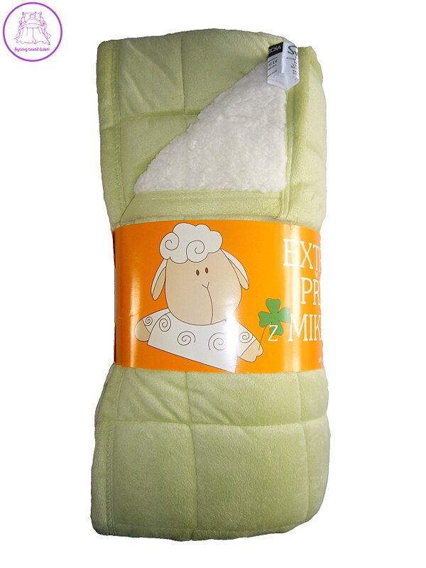 Svitap Deka mikrovlákno Ovce prošev pistácie 150x200 cm