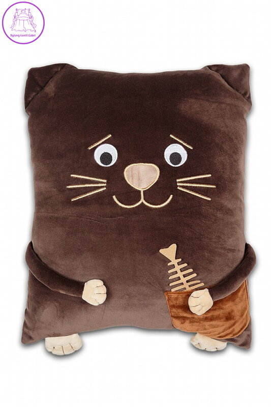 Svitap Polštářek mikrospandex KOCOUR malý 24x30 cm