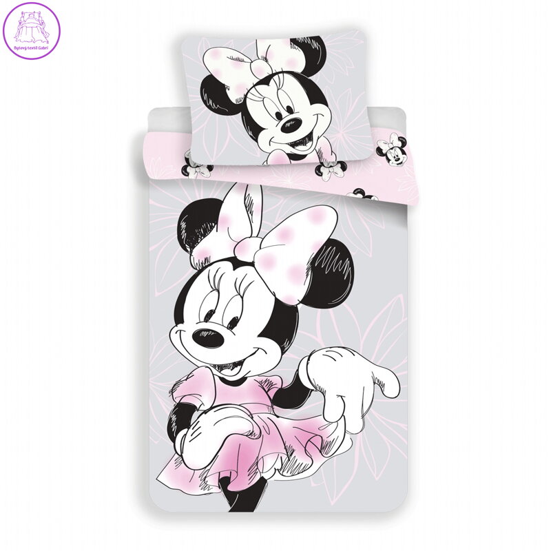 Jerry Fabrics Povlečení Minnie Beatiful 02 140x200, 70x90 cm