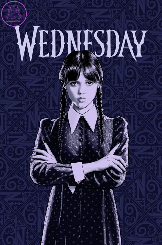 Jerry Fabrics Dětská fleecová deka Wednesday 100x150 cm