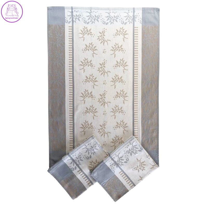 Svitap Utěrka Extra savá 50x70 cm Jeřabiny světle šedé 3 ks